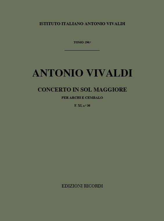Concerti Per Archi E B.C.: In Sol Rv 150